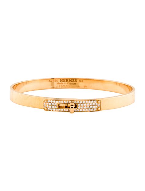 mini kelly hermes bracelet|18k diamond kelly bangle bracelet.